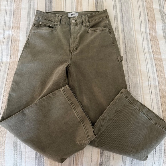 PAIGE Anessa Carpenter Jeans in Vintage Sweet Succulent - Picture 13 of 16